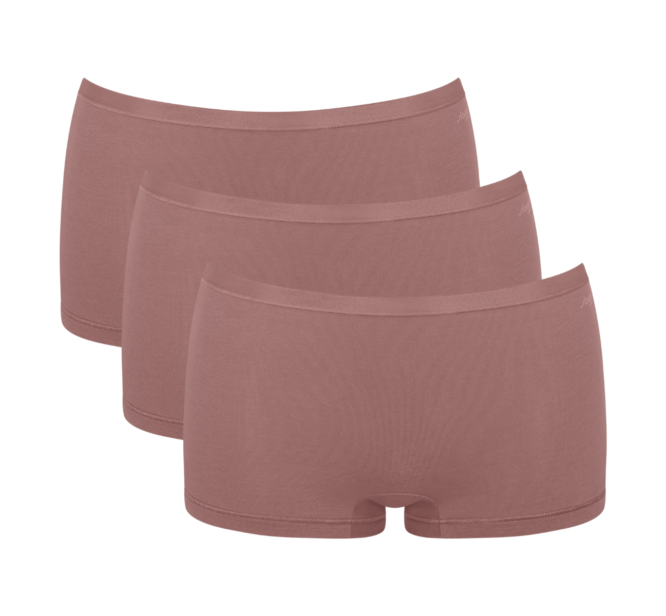 GO Daily Cotton Dames Short 3-Pack Cacao