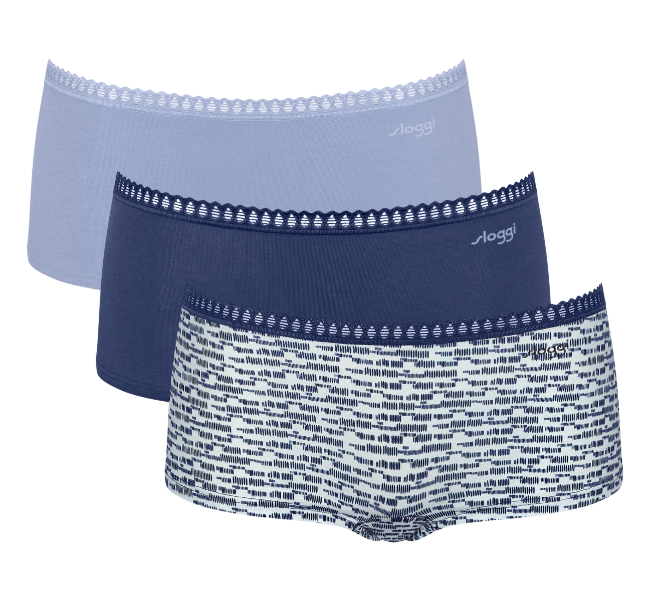 Go Crush Dames Short 3-Pack Blue